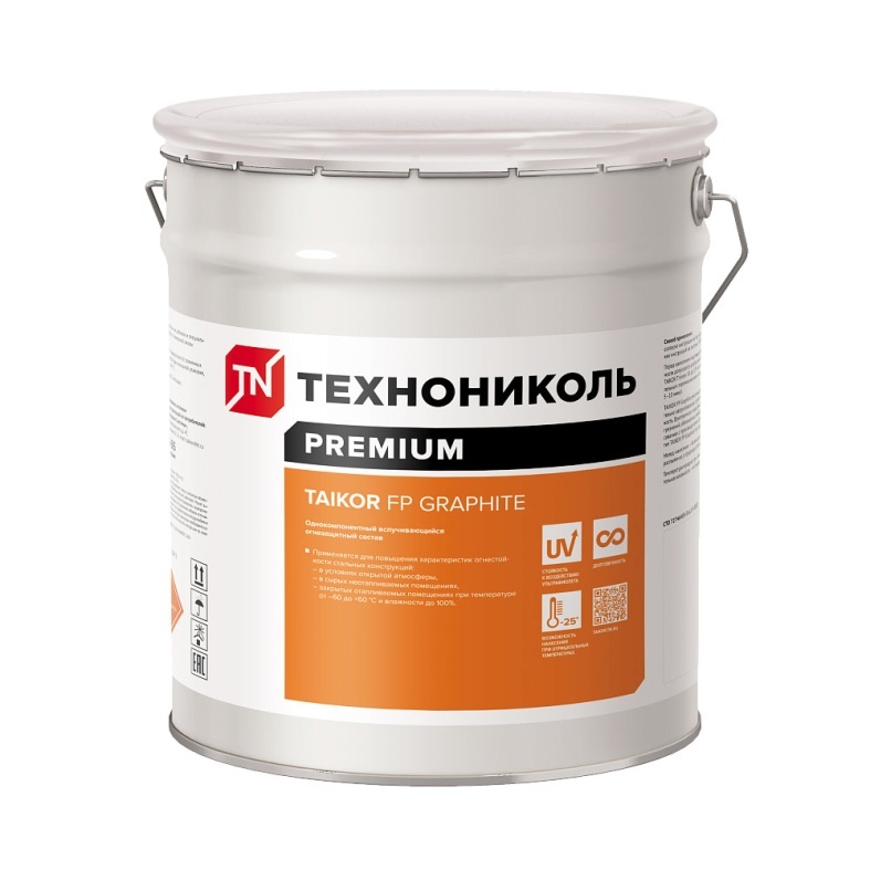 TAIKOR FP Graphite. Однокомпонентный огнезащитный состав (20 кг)