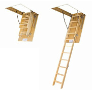 Чердачная складная деревянная лестница LWS Plus 60*94*280