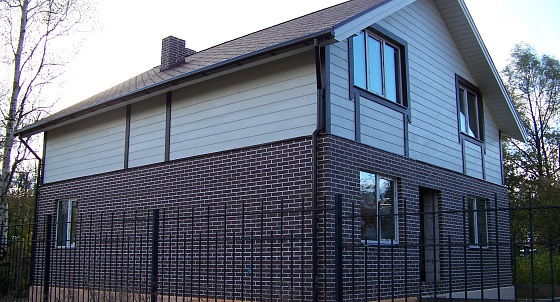 Дом из газобетона в Павловске. Стоимость работ с материалами - 3100000 руб.