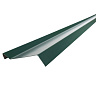 Планка карнизная полиэстер Шинглас RAL 6005 зеленая 20*100*85*20 (р)