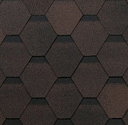 Гибкая черепица Оптима Соната Коричневый SHINGLAS ТЕХНОНИКОЛЬ