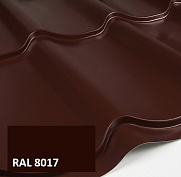 Металлочерепица Grand Line Classic 0,5 ATLAS RAL 8017 Шоколадно-коричневый