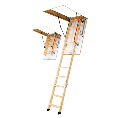 Чердачная складная деревянная лестница Fakro LWK Plus 60*94*280